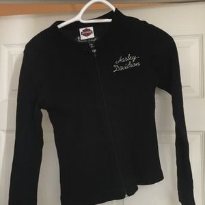 Ladies Harley Davidson Long Sleeve Zip Up